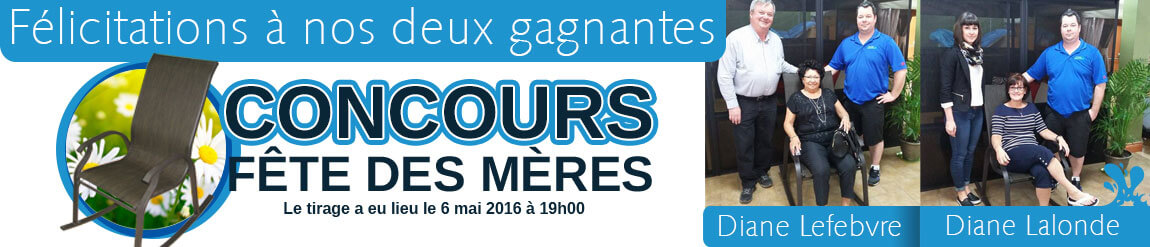 Gagnantes du concours de la fête des Mères
