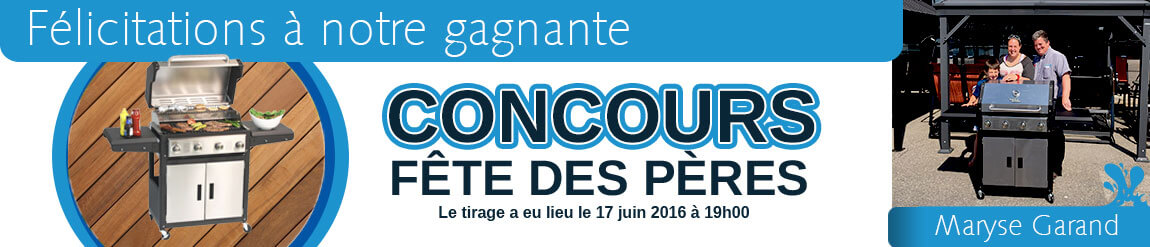 Gagnante du concours de la fête des Pères