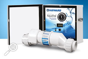 AquaTrol salt generator for swimming pool