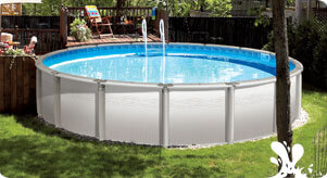 Above-ground pool opening and closing service