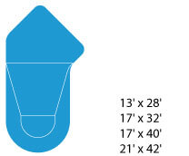 In-ground swimming pool model Alabama