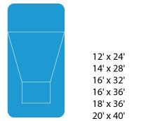 In-ground swimming pool model Arkansas