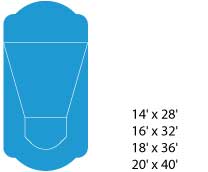 In-ground swimming pool model Wyoming