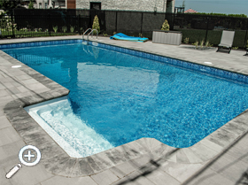 Réalisation d'une piscine creusée par Piscines René Pitre