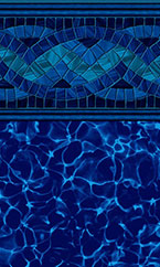 Toile de piscine creusée Carnegie Cobalt Fusion