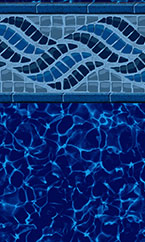 In-ground swimming pool liner Summerwave / Cobalt Fusion