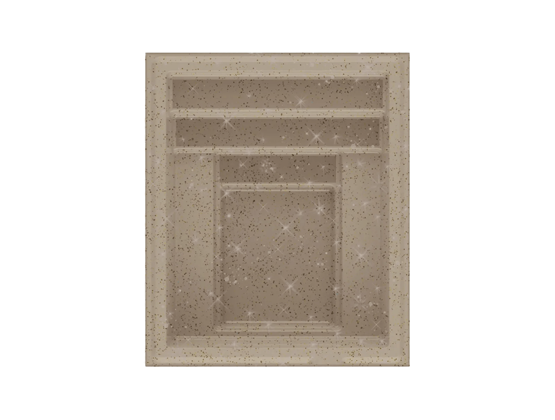 Exemple piscine en fibre de verre couleur Mirage du désert