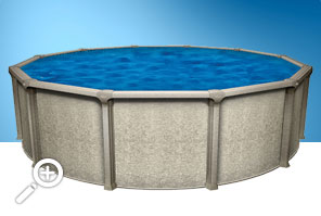 Brisbane model above-ground swimming pool  * New for 2021*