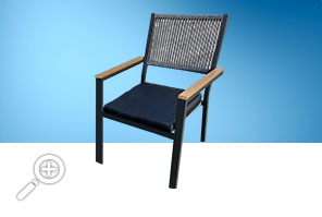 Grenada chair with polywood armrests