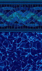 In-ground swimming pool liner Carnegie Cobalt Fusion