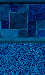 Toile de piscine creusée Courtstone Blue / Stardust Blue
