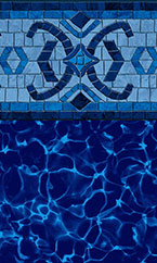 In-ground swimming pool liner Coventry / Cobalt Fusion