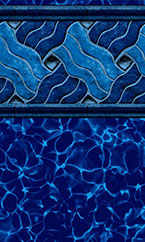 In-ground swimming pool liner Legends / Cobalt Fusion