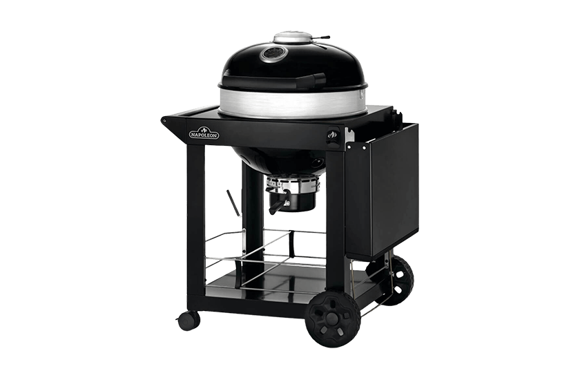 BBQ Napoleon Pro22K avec chariot au charbon noir