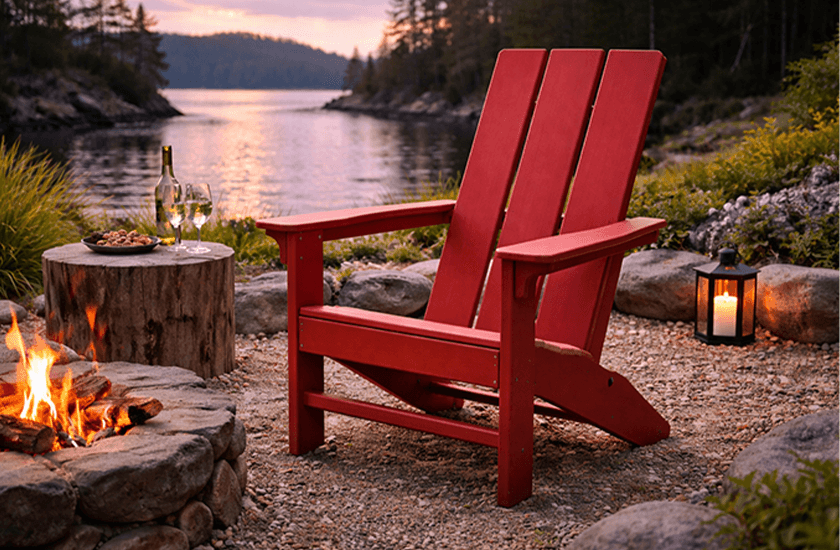 Chaise Adirondack Moss