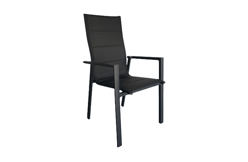 Chaise Guadeloupe à haut dossier - séchage rapide