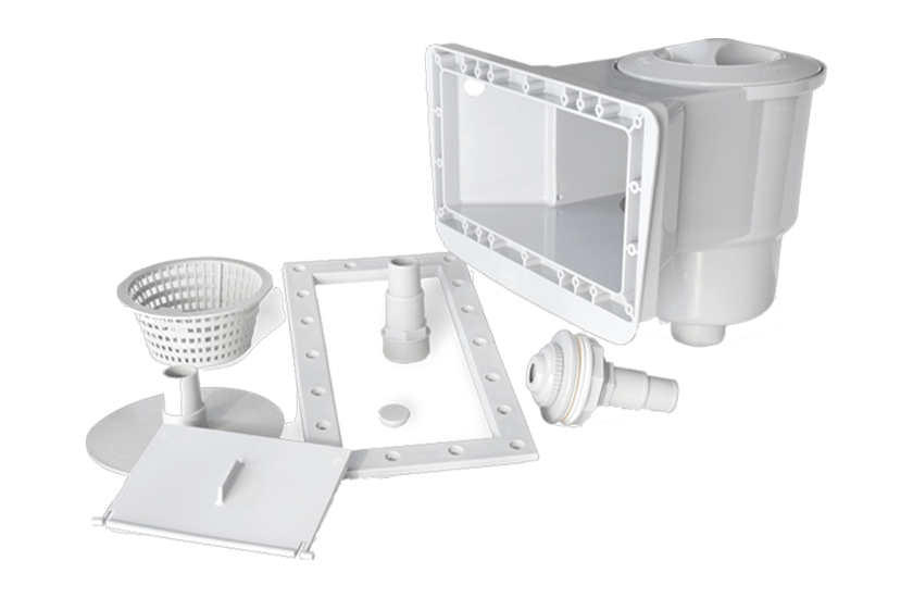 Écumoire grande bouche monocoque pour piscine hors-terre