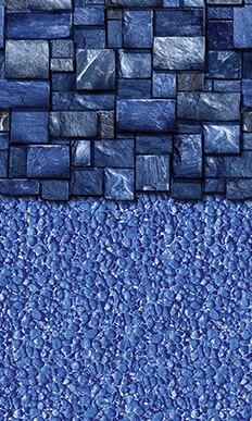 Toile de piscine Blue State Streamston