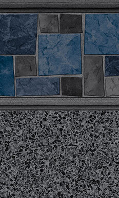 Toile de piscine Courtstone Grey / Stardust Blue