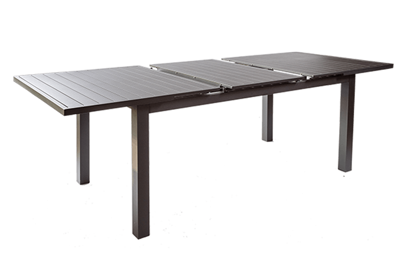 Aluminum dining table