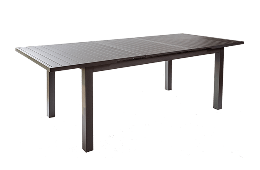 Aluminum dining table