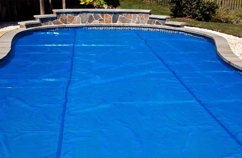 Toile solaire 9 mil pour piscine hors terre et creusée